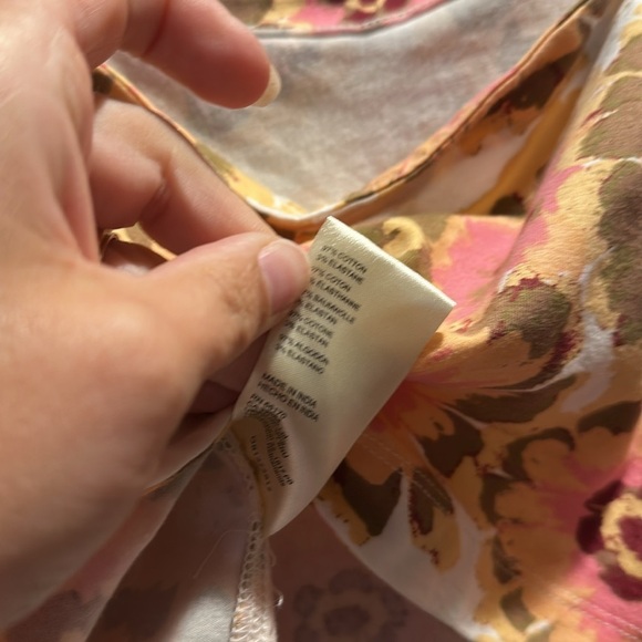 NEW! Free People Give Me More Floral Puff Sleeve Knit Top M Boho - Picture 8 of 8